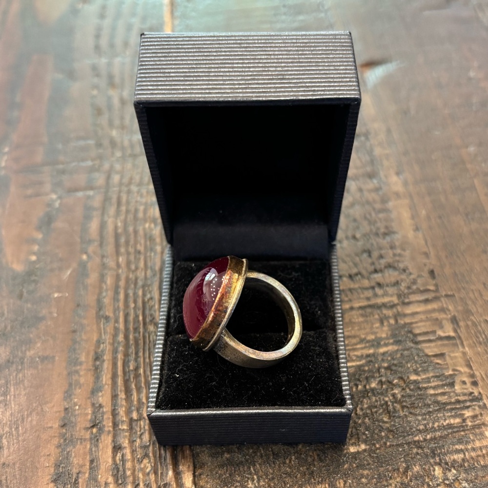 Jamie Joseph Radiant African Red Ruby Ring - Picture 3 of 6